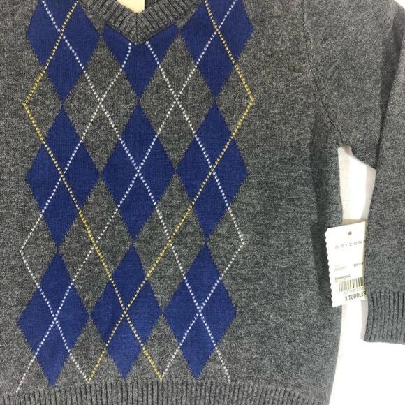 Brand new with Tags Boys Arizona Argyle Sweater 3T - Picture 5 of 8